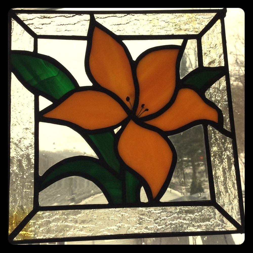 Stained Glass Lilly
